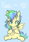  blush broken broken_wing bruised crying cute english_text equine female feral mammal my_little_pony original_character pegasus rbd_presents sad solo tears text wings xmitsubachix young 