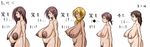  5girls age_difference areolae blonde_hair blue_eyes breasts brown_eyes brown_hair comparison dark_nipples fat female gigantic_breasts highleg highres huge_breasts huge_nipples large_areolae long_breasts long_hair long_image milf multiple_girls nesu_(pixiv3368172) nipple_piercing nipples nude piercing plump profile pubic_hair puffy_nipples pussy sagging_breasts short_hair standing thick_thighs thighs translation_request uncensored wide_image 