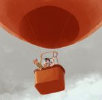  canine clothed clothing fox hot_air_balloon looking_down male mammal rollingrabbit wolf 