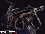  3d autodesk_3ds_max_(medium) cable commentary copyright_logo copyright_name dark_background drum_magazine dust_514 eve_online flewda_(josh_powers) gatling_gun grey_background gun heavy_machine_gun highres logo machine_gun magazine_(weapon) modo_(medium) no_humans photorealistic photoshop_(medium) realistic science_fiction weapon weapon_focus 
