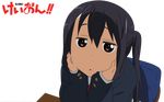  black_hair brown_eyes k-on! nakano_azusa seifuku transparent vector 