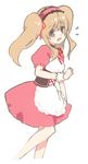  asahina_mikuru bangs corset solo suzumiya_haruhi_no_yuuutsu waitress 