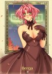  blush breasts copyright_request dress gloves large_breasts r1 red_hair solo 