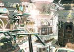  island_1 macross macross_frontier mall realistic science_fiction stairs teikoku_shounen 