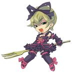  artist_request chibi fork hildegard_valentine lowres oversized_object shadow_hearts shadow_hearts_from_the_new_world solo 