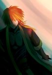  gensou_suikoden gensou_suikoden_v knife lowres male_focus orange_hair shigure_(gensou_suikoden) solo 