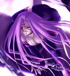  breasts cleavage fate/stay_night fate_(series) large_breasts long_hair oekaki purple_hair rider solo zen 