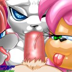  amy_rose anthro babs_bunny blue_eyes breasts cat crossover digimon erection feline fellatio female first_person_view gatomon green_eyes hair hedgehog lagomorph male mammal monkeyxflash oral oral_sex penis pink_hair rabbit sega sex sonic_(series) straight tiny_toon_adventures tiny_toons tongue tongue_out vein veins warner_brothers 