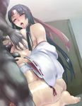 again breasts caressing_testicles highres large_breasts open_mouth paizuri penis queen&#039;s_blade queen's_blade tomoe uncensored 