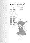  artist_name barefoot daiyousei fairy full_body greyscale highres monochrome non-web_source plump solo touhou translation_request tsuga wings 