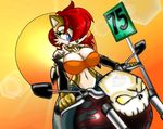  female goblinhordestudios k9wolf motorbike sally_acorn sega sonic_(series) 