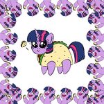  equine female feral friendship_is_magic horn horse invalid_tag mammal mane my_little_pony pony purple purple_body smile taco tacos twilight_sparkle_(mlp) unicorn 