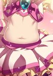  belly bow crop_top crop_top_overhang cure_dream frills head_out_of_frame magical_girl midriff navel precure skirt solo tasaka_shinnosuke yes!_precure_5 yumehara_nozomi 