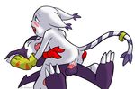  cat cum cum_inside digimon feline female gatomon gloves impmon male mammal sex straight vaginal 