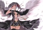  bad_id bad_pixiv_id book bow breasts dress drill_hair grey_hair grimoire hair_bow hair_ribbon idolmaster idolmaster_cinderella_girls kanzaki_ranko lolita_fashion medium_breasts navel red_eyes ribbon salt_lemon solo thighhighs twin_drills twintails 