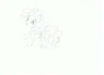  cutie_mark equine female feral friendship_is_magic horse mammal mlp:fim mlp_fim mlpfim monochrome my_little_pony pinkie_pie_(mlp) pony sketch solo xeltosh 