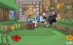  equine female feral flower friendship_is_magic grass horn horse house jukebox mammal minecraft my_little_pony mysticalpha octavia_(mlp) pony pumpkin rose unicorn video_games vinyl_scratch_(mlp) 