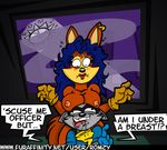  breasts canine carmelita_fox female fox humor raccoon sly_cooper sly_cooper_(series) 