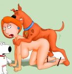  animated bestiality big_breasts breasts brian_griffin canine dog doggystyle family_guy female feral from_behind hanging_breasts human human_on_feral interspecies lois lois_griffin male mammal nude open_mouth penis scooby-doo scooby-doo_(series) sex straight 