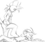  breasts duo female gardevoir nintendo oogzie pok&#233;mon scrafty side_boob topless underfoot video_games 