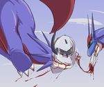  amputation amputee blood bone claws dismemberment dragon gore hard_vore nintendo pok&#233;mon pok&eacute;mon red_eyes salamence teeth unknown_artist video_games vorarephilia vore 