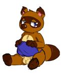  apron balls brown_fur chubby flaccid fur male nintendo penis purple_eyes seth-iova small_penis solo tanuki tom_nook tom_nook_(animal_crossing) video_games 