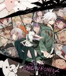  6+girls absolutely_everyone black_hair blonde_hair blush_stickers braid brown_hair camera danganronpa danganronpa_1 enoshima_junko everyone freckles glasses hanamura_teruteru highres hinata_hajime jewelry koizumi_mahiru komaeda_nagito kuzuryuu_fuyuhiko long_hair mioda_ibuki monokuma monomi_(danganronpa) multicolored_hair multiple_boys multiple_girls nanami_chiaki necktie nidai_nekomaru open_mouth owari_akane pekoyama_peko purple_eyes purple_hair ribbon saionji_hiyoko school_uniform shirataki_nako short_hair single_earring sonia_nevermind souda_kazuichi super_danganronpa_2 tanaka_gandamu togami_byakuya_(super_danganronpa_2) tsumiki_mikan twin_braids twintails white_hair 