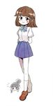  alternate_costume bad_id bad_pixiv_id blue_skirt blush brown_eyes brown_hair full_body gz_(gzxd) hime_cut inazuma_eleven_(series) inazuma_eleven_go inazuma_eleven_go_chrono_stone long_hair okatsu_(inazuma_eleven) pleated_skirt raimon raimon_school_uniform school_uniform shoes simple_background single_shoe skirt smile socks white_background 