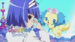  :3 adjusting_eyewear blue_hair day from_behind glasses hairband jewelpet_(series) jewelpet_twinkle looking_back purple_eyes sapphie_(jewelpet) sara_(jewelpet_twinkle) screencap short_hair sky solo upper_body wallpaper 