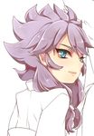  amemiya_taiyou amemiya_taiyou_(mixi_max_zhuge_kongming) face from_behind fusion inazuma_eleven_(series) inazuma_eleven_go inazuma_eleven_go_chrono_stone long_hair looking_back lowres male_focus purple_hair solo tobi_(one) work_in_progress 