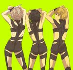  arms_up bad_id bad_pixiv_id character_request from_behind looking_back male_focus multiple_boys shiro_(reptil) simple_background standing tennis_no_ouji-sama 