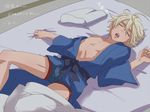  @@@ bad_id bad_pixiv_id blonde_hair blue_briefs briefs bulge closed_eyes ivan_karelin japanese_clothes male_focus nipples open_clothes open_mouth sleeping solo tiger_&amp;_bunny underwear zzz 