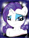  anthro anthrofied blue_eyes equine female friendship_is_magic horn mammal my_little_pony rarity_(mlp) solo unicorn 