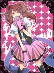  alternate_costume alternative_costume atlus flower gloves kujikawa_rise persona persona_4 rose roses skirt smile twintails 