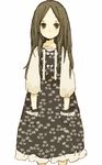  bad_id bad_pixiv_id brown_eyes brown_hair copyright_request dress long_hair solo yukke 