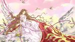  bird clamp closed_eyes code_geass dress highres nunnally_lamperouge solo 