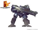  camouflage front_mission front_mission_5 gun mecha no_humans official_art rifle solo weapon 