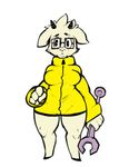  caprine chubby eyewear female glasses goat mammal mangneto thick_thighs wide_hips wrench 