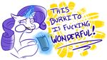  english_text equine female feral friendship_is_magic horn mammal my_little_pony rarity_(mlp) solo text unicorn 