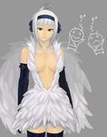  angel_(fairy_tail) big_breasts breasts elbow_gloves fairy_tail feathers gemini_(fairy_tail) ginger_(artist) gloves hairband legwear no_bra white_hair 