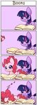  :3 blue_eyes book chibi comic cute equine eyes_closed female feral friendship_is_magic fur hair horn horse mammal my_little_pony pink_fur pink_hair pinkie_pie_(mlp) plain_background pony purple_eyes purple_fur reading sleeping solar-slash sweat sweatdrop twilight_sparkle_(mlp) two_tone_hair unicorn 