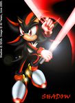  lightsaber lightsabres male sega shadow_the_hedgehog sonic_(series) sword weapon zachary-moonlight 