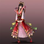  black_hair da_qiao koei long_hair musou_orochi shin_sangoku_musou smile standing 