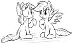  candy cub cutie_mark_crusaders_(mlp) equine female feral friendship_is_magic hair horse lollipop mammal monochrome my_little_pony pegasus plain_background pony scootaloo_(mlp) sucking tg-0 white_background wings young 