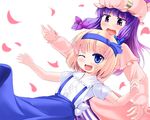  a_(aaaaaaaaaaw) alice_margatroid alice_margatroid_(pc-98) blonde_hair bow hair_bow multiple_girls patchouli_knowledge purple_hair short_hair touhou touhou_(pc-98) 