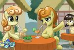  brown_hair carrot_bottom_(mlp) carrot_top_(mlp) clone drink equine female feral flower friendship_is_magic glass green_eyes group hair horse house ice ice_cube john_joseco junebug_(mlp) lemon lettice lettuce lime mammal my_little_pony orange_hair outside pony sitting straw two_tone_hair wild_fire_(mlp) wildfire_(mlp) 