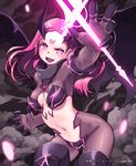  :d bad_id bad_pixiv_id breasts claws cleavage corruption demon_girl demon_wings facial_mark fangs forehead_mark horns lena_(zoal) long_hair looking_at_viewer luciella medium_breasts navel open_mouth pink_eyes pink_hair shingeki_no_bahamut slit_pupils smile solo wings 