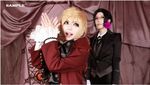  alois_trancy black_hair blonde_hair blue_eyes claude_faustus cosplay glasses kuroshitsuji tagme 