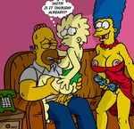  homer_simpson lisa_simpson marge_simpson nev the_simpsons 