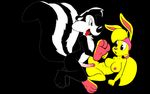  animated crossover jazz_jackrabbit looney_tunes lori_jackrabbit pepe_le_pew 